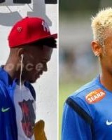 新造型？亚马尔被拍到染了发，在30度气温训练时戴帽子遮住头发